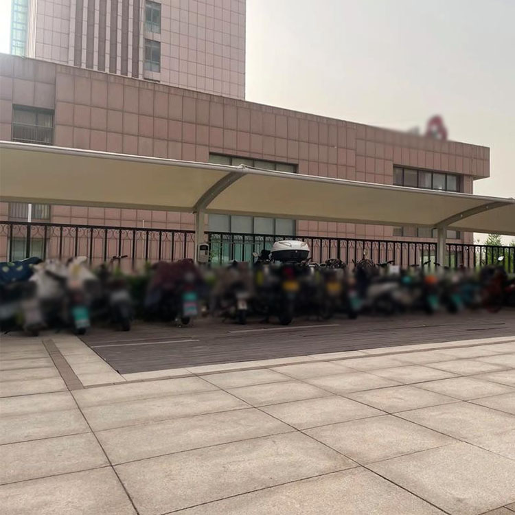 滨海新区膜结构电动车棚