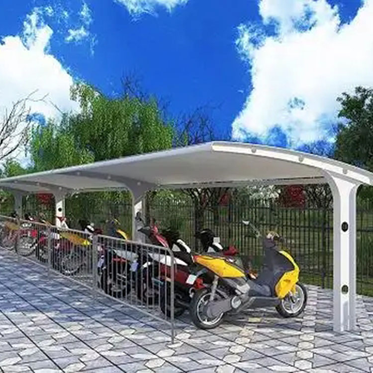 滨海新区膜结构电动车棚